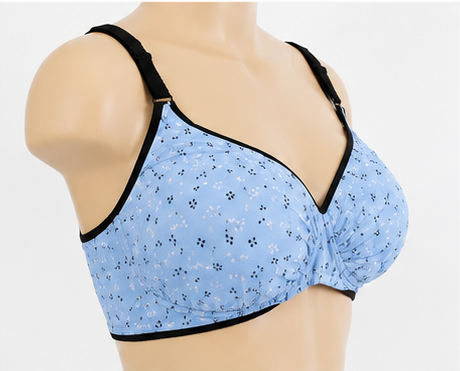 Sky Blue- Women’s Soft Jersey Comfort Bra