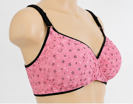 Pink- Women’s Soft Jersey Comfort Bra