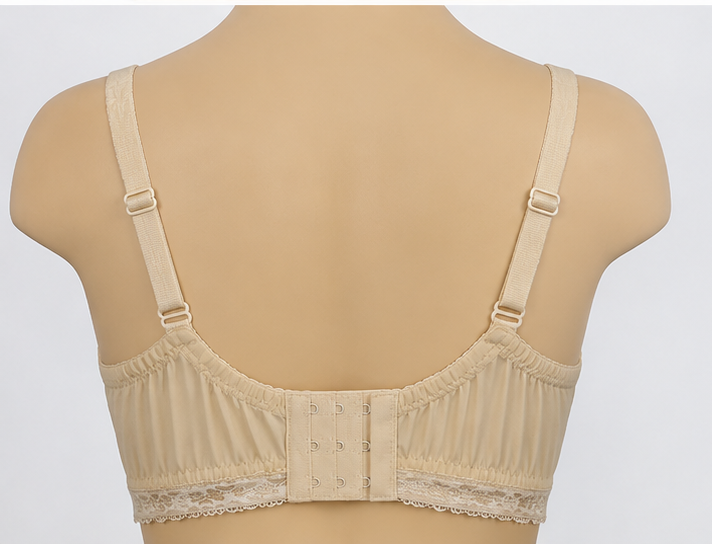 Elegant Cotton Lace Comfort Bra – Skin