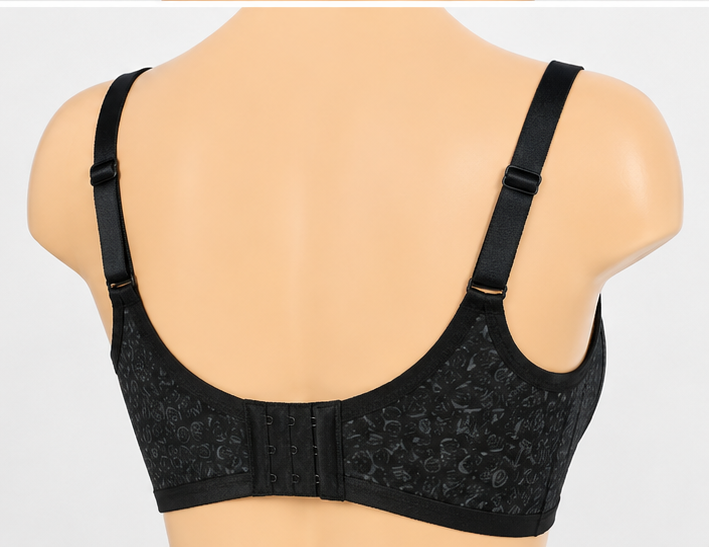 Black Women’s Soft Jersey Comfort Bra –