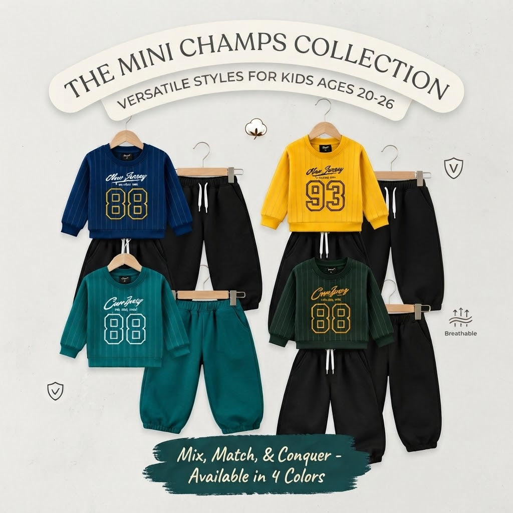 Kids Stylish Tracksuit - Soft & Comfortable Winter Wear for Little Champs | Size 20-26