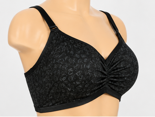 Black Women’s Soft Jersey Comfort Bra –