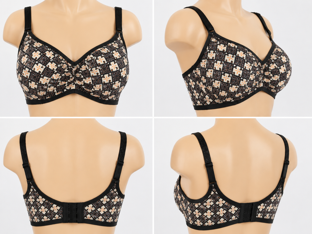 Multi Women’s Soft Jersey Comfort Bra – 3 Piece Set